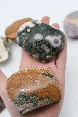 Ozean Jaspis polished on top