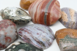 Ozean Jaspis polished on top