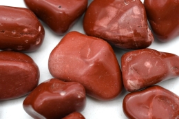 Jaspis rot Trommelsteine Jumbo