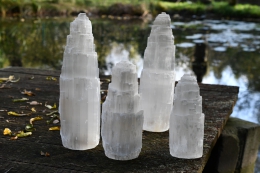 Selenit Lampe ca. 30 cm