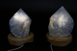 Calcit blau Spitze Lampe