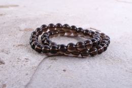 Rauchquarz Kugelarmband 8mm
