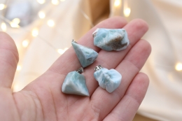 Larimar Trommelstein Anh�nger