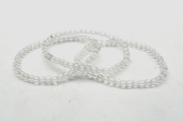 Bergkristall Kugelarmband 4 mm