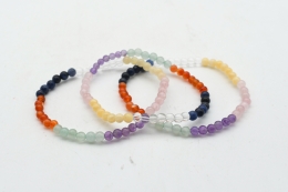Chakra bracelet 4 mm