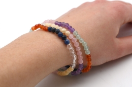 Chakra bracelet 4 mm