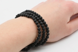 Lava Kugelarmband 4 mm