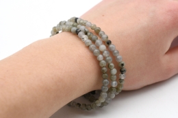 Labradorit Kugelarmband 4 mm