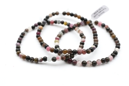 Tourmaline mix Bracelet 4 mm
