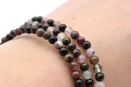 Tourmaline mix Bracelet 4 mm