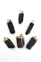 Sch�rl Rohkristall Anh�nger galvanisiert