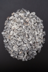 Clear quartz tumbled stones mini A2-quality