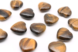 Tigerauge Herz 30 - 35 mm