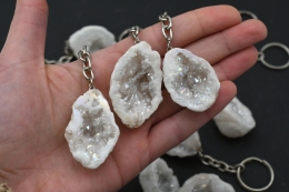 50 Schl�sselanh�nger Quarz Geoden Angel Aura