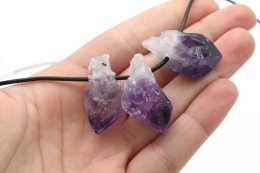 Bergkristall Spitzen Anh�nger gebohrt