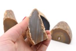 Agate Cut Base Natural Mini