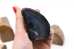 Agate Cut Base Natural Mini