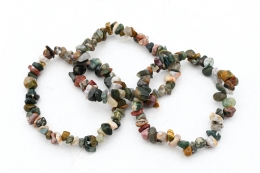 Ocean jaspis splinter bracelet 5-er Set