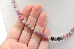 Turmalin multi Kette hell oder dunkel 6 mm facettiert