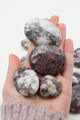 Rubellite / Tourmaline palm stones