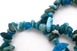 Apatite chips bracelet 3 pcs Set