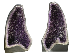 Amethyst Drusen Paar