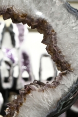 Amethyst Portal Paar auf Metallst�nder