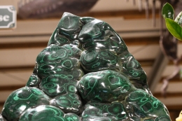 Malachit poliert