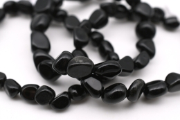 Obsidian Trommelstein Armband