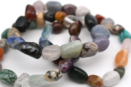 Mix Trommelstein Armband