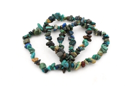 Chrysokoll Splitterarmband