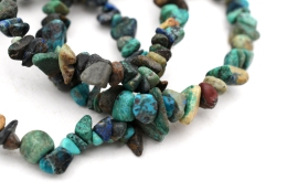 Chrysokoll Splitterarmband