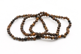 Tigerauge Kugelarmband 4 mm
