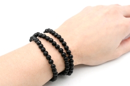 Sch�rl Kugel Armband facettiert 6 mm