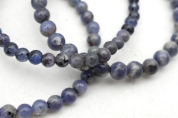 Tansanit Kugelarmband 5-6 mm