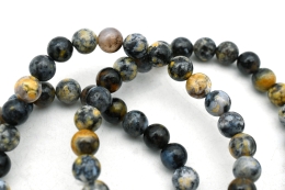 Ocean Jasper blue sphere bracelet 6 mm