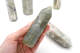 Moonstone green (Garnierite) points