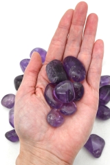 Amethyst Trommelsteine Bolivien