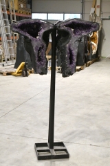 Amethyst Drusen Paar