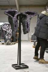 Amethyst Drusen Paar