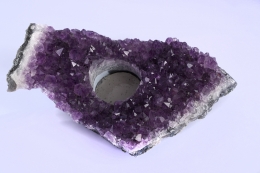 Amethyst Teelichthalter