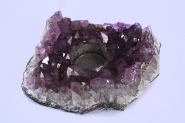 Amethyst Teelichthalter