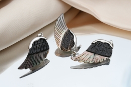 Perlmutt Fl�gel Anh�nger