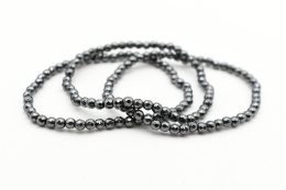 H�matin Kugelarmband facettiert 4 mm