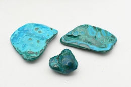 Chrysocolla Malachite Partially Polished Pieces