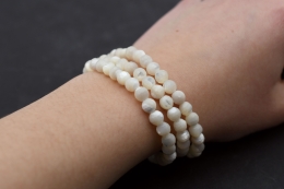 Permutt Kugel Armband facettiert 6 mm