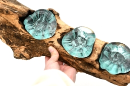 Teelicht auf Kaffeestrauchwurzel 3