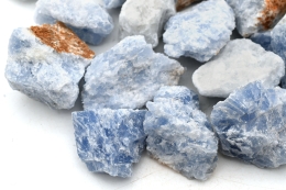 Calcit blau Rohsteine