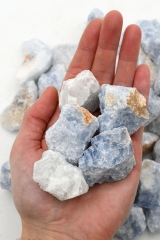 Calcit blau Rohsteine