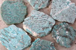 Amazonite Slices